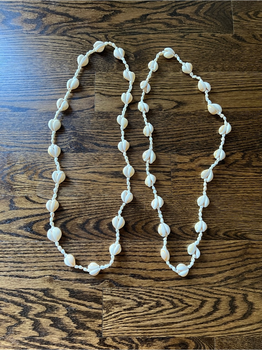 2 Handmade White Shell Necklaces - Coastal Women’s Jewelry NWOT